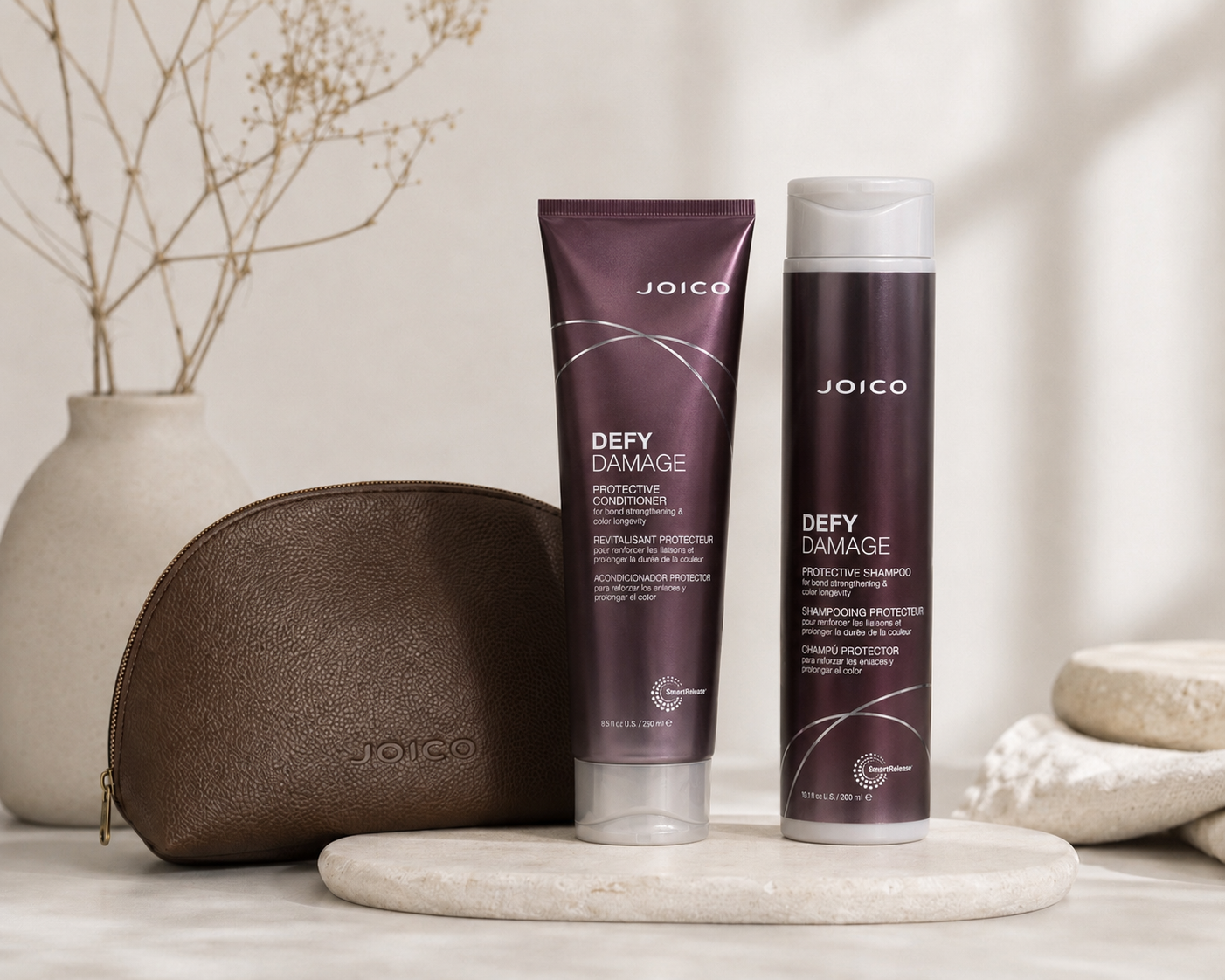 Joico Defy Damage Duo med Toalettmappe