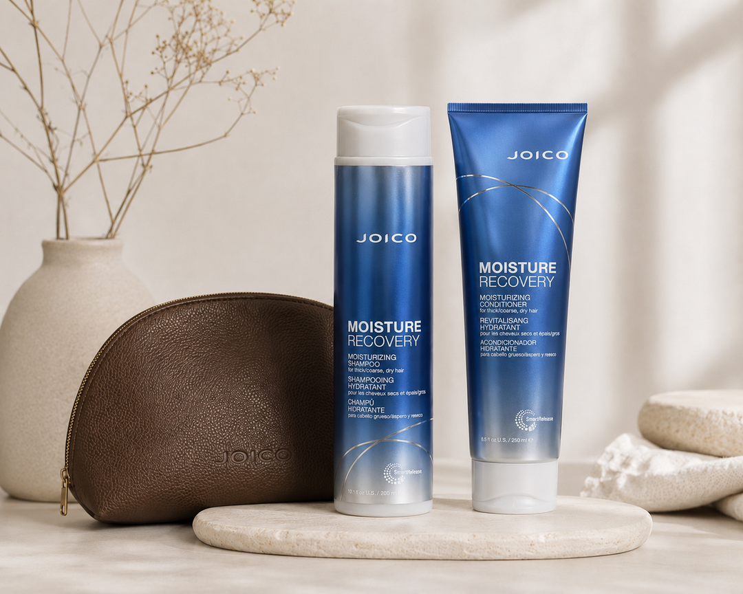 Joico Moisture Recovery Duo med Toalettmappe
