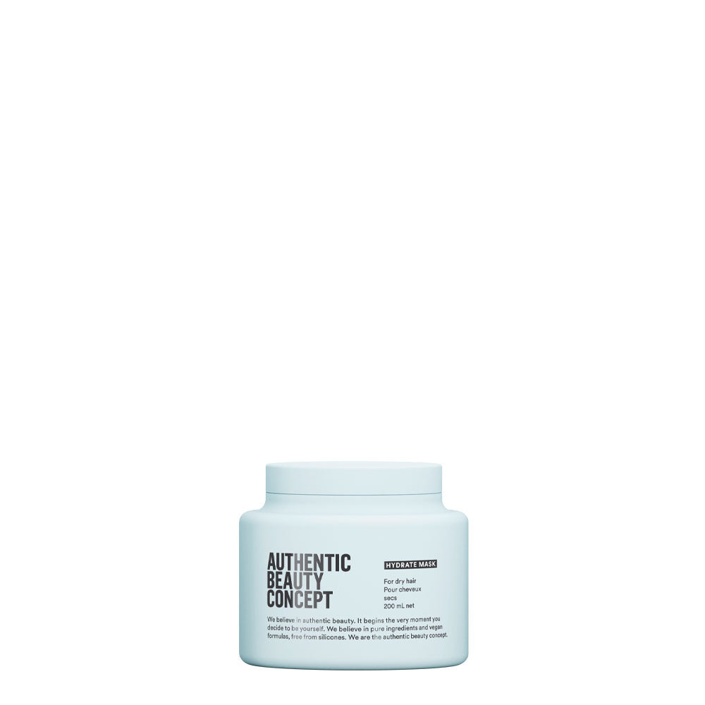 Authentic Beauty Concept Hydrate Mask 200ml - – fuktighetsgivende hårkur for tørt og krøllete hår