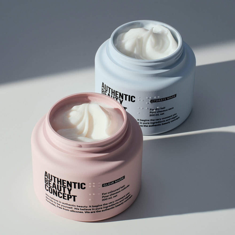Authentic Beauty Concept GLOW Mask 200 ml | Pleie for farget hår