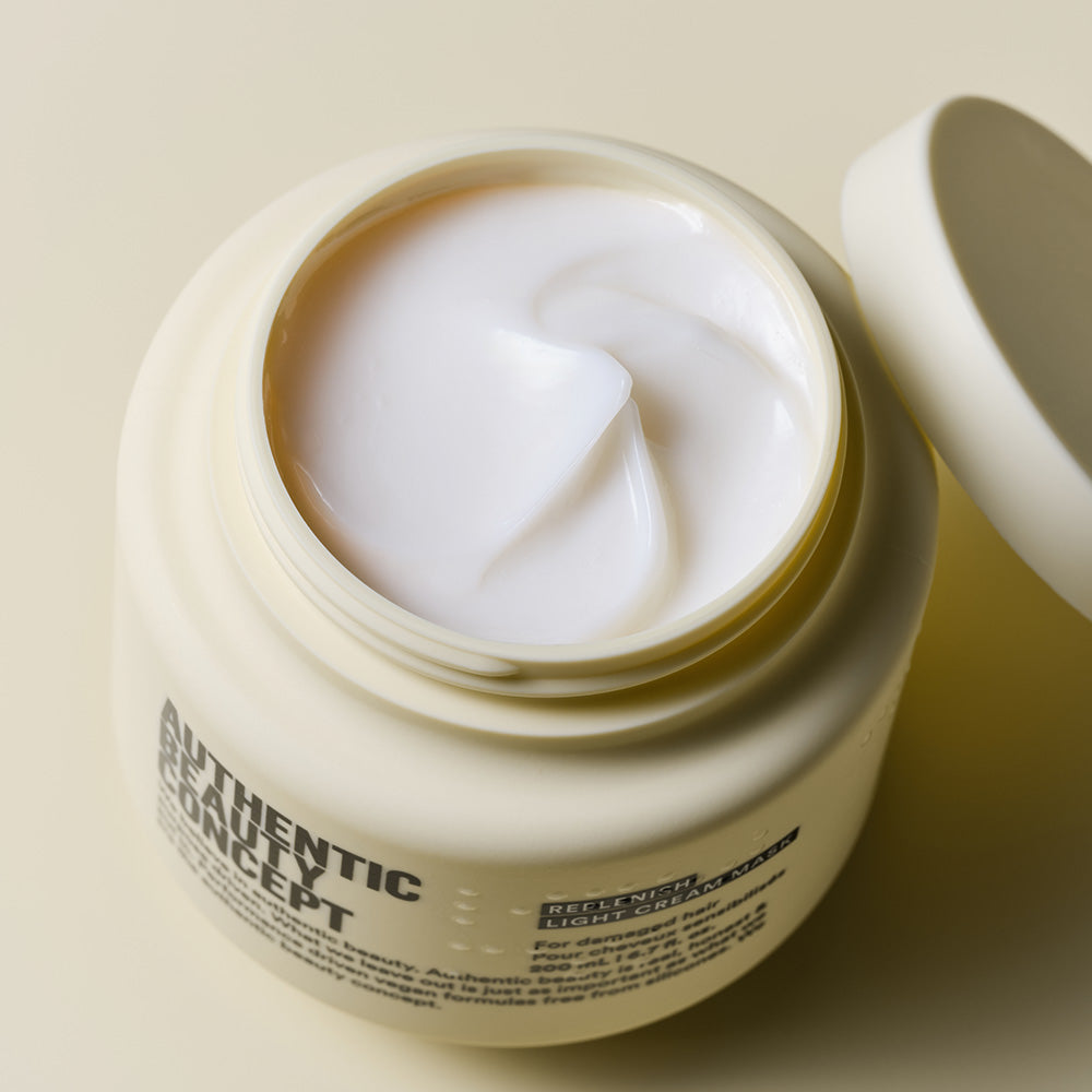 Authentic Beauty Concept Replenish Light Cream mask 200ml - lett hårkur for fint til normalt skadet hår