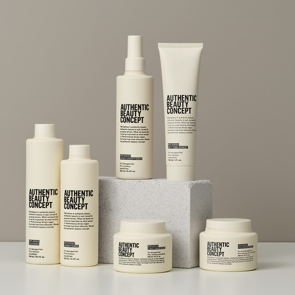 Authentic Beauty Consept  Replenish Cleanser 300ml - pleiende shampoo for skadet og behandlet hår