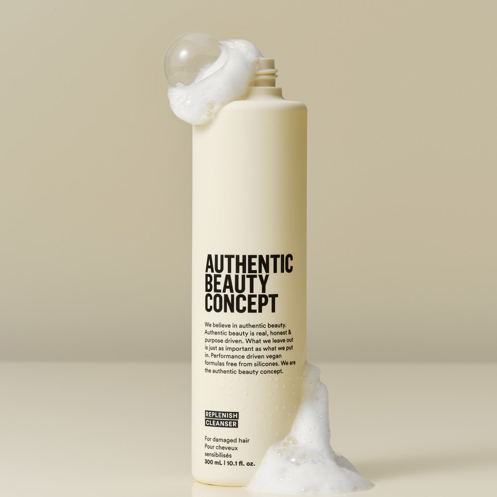 Authentic Beauty Consept  Replenish Cleanser 300ml - pleiende shampoo for skadet og behandlet hår
