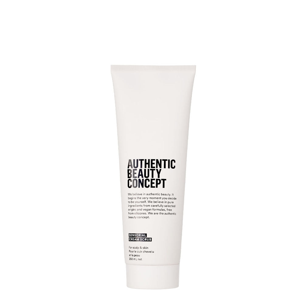 Authentic Beauty Concept Sensorial Cream Scrub 250 ml | Eksfoliering for hud og hodebunn