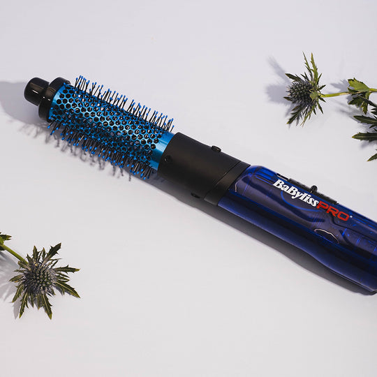 BaByliss AirStyler Blue Lightning 700W | Varmluftsbørste for volum - 34 mm