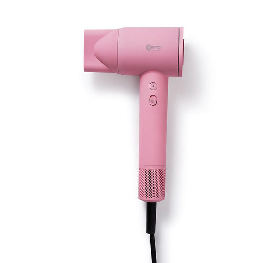 Cera Pro BLDC Føner 1600W | Profesjonell hårføner med lav vekt- Pink