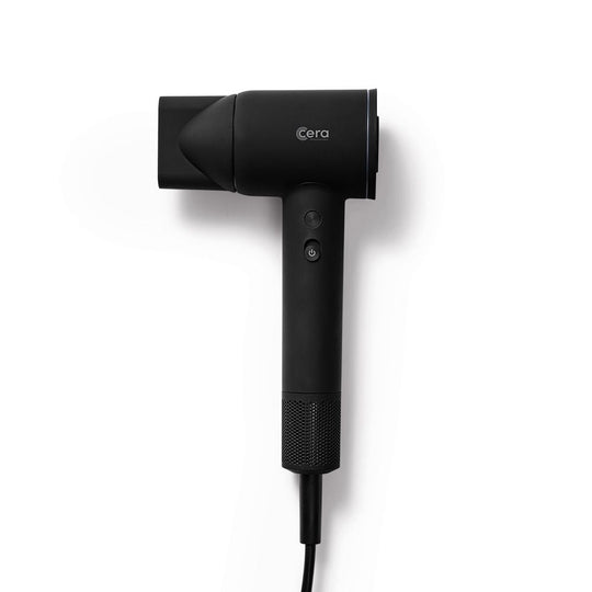 Cera Pro BLDC Føner 1600W | Profesjonell hårføner med lav vekt - Black