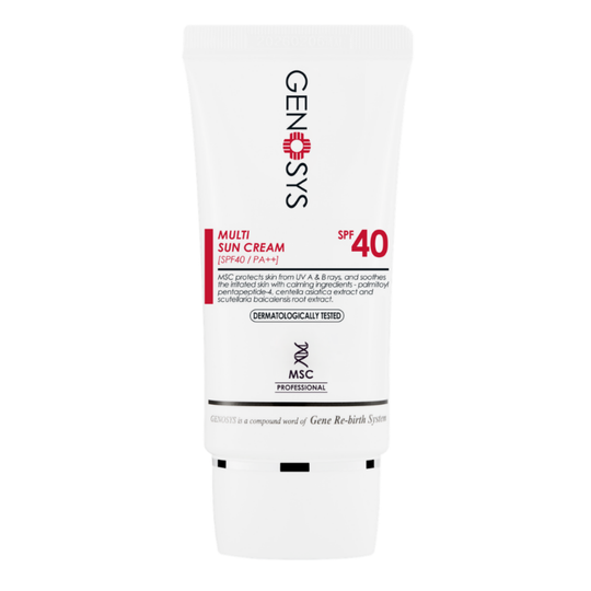 Genosys Multi Sun Cream SPF50 50 g | Solkrem for sensitiv hud