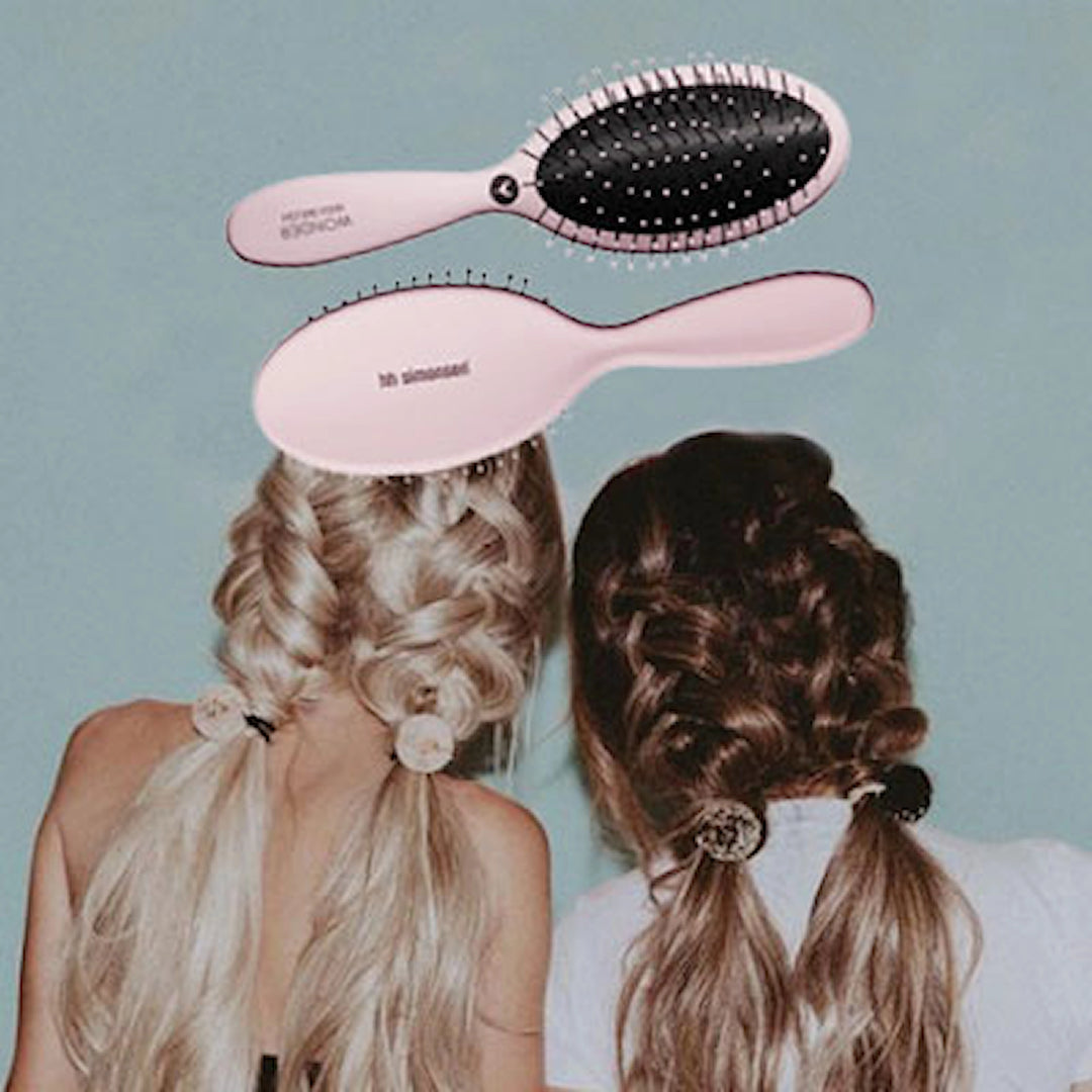 HH Simonsen Wonder Brush Midi Dusty Rose | Hårbørste for vått og tørt hår