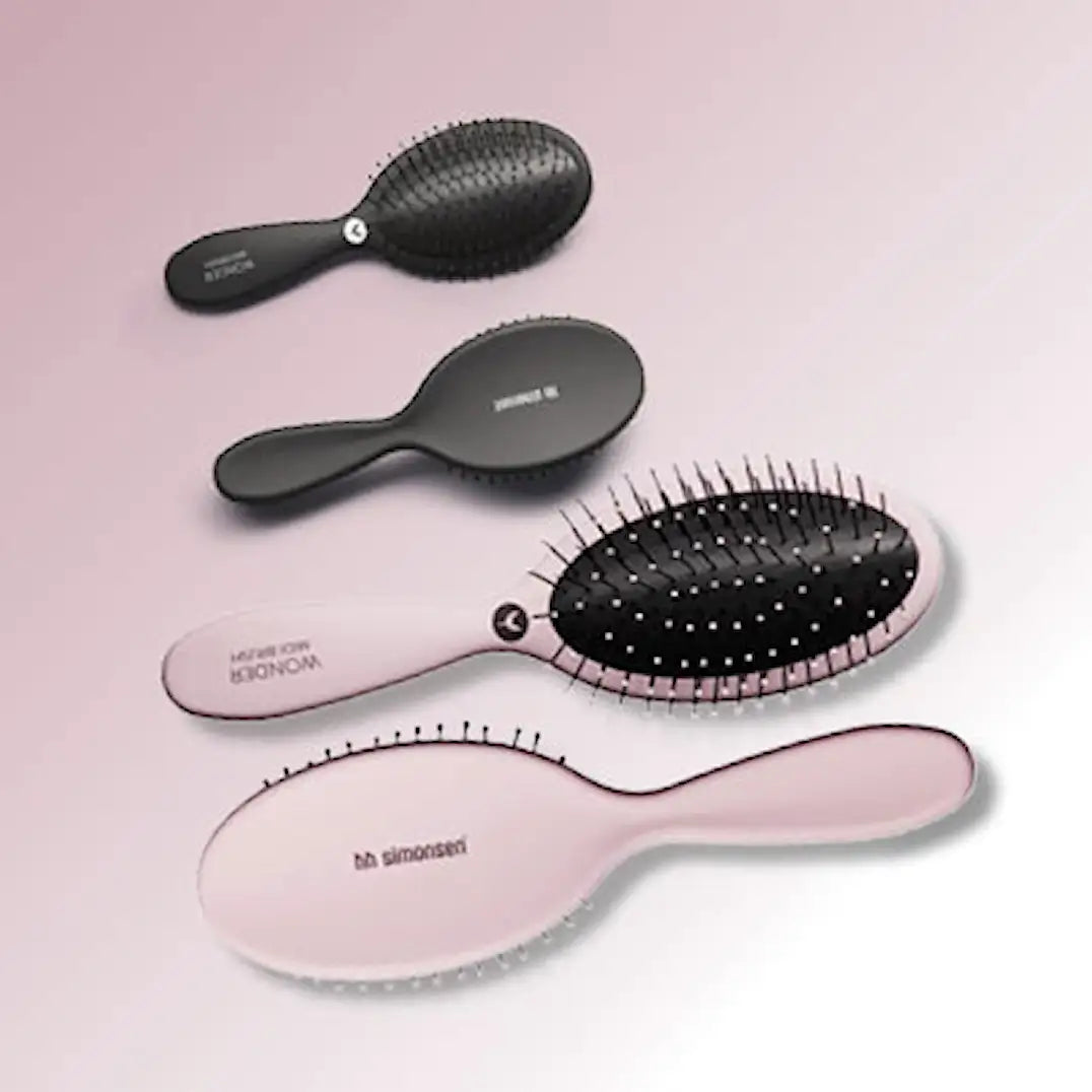 HH Simonsen Wonder Brush Black | Hårbørste for vått og tørt hår