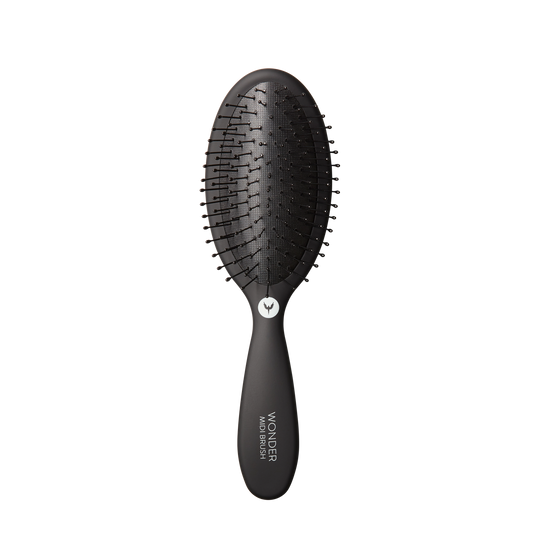 HH Simonsen Wonder Brush Midi Black | Hårbørste for vått og tørt hår