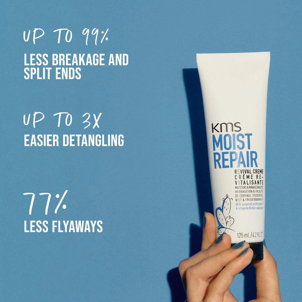 KMS MoistRepair Revival Creme 125 ml | Leave-in for skadet hår