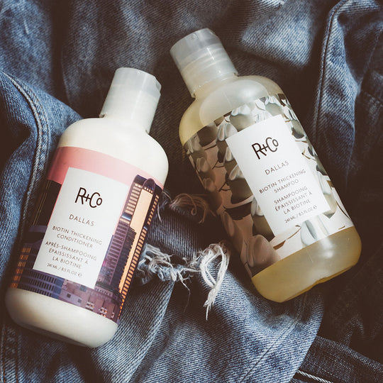 R+Co DALLAS Thickening Shampoo 251 ml | Volumsjampo for fint hår