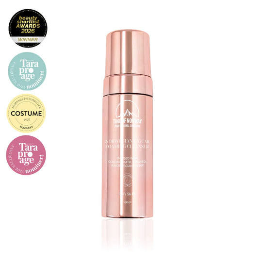 Norwegian Caviar Foaming Cleanser 150 ml | Skånsom ansiktsrens for tørr hud