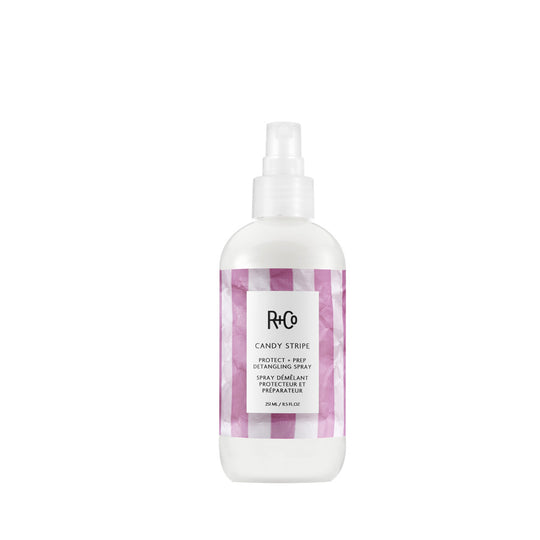 R+Co Candy Stripe Detangling Spray 251 ml | Leave-in og varmebeskyttelse