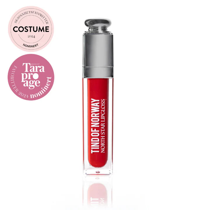 TIND North Star Lipgloss South | Klassisk rød glans