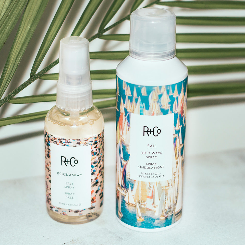 R+Co Rockaway Salt Spray 124 ml | Beach spray med volum